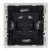  Розетка встраиваемая без заземления, цвет белый, IEK FORTE&PIANO 