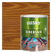 HUSKY SIBERIAN Суперлазурь тиковое дерево 0,9 л HUSKY SIBERIAN Суперлазурь тиковое дерево 0,9 л