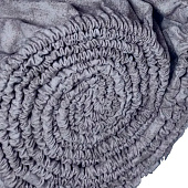 Простынь на резинке 200х200 хлопок Mariya DeLuxe 90125 серый Простынь на резинке 200х200 хлопок Mariya DeLuxe 90125 серый