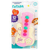 ZABIAKA Музыкальная игрушка "Гитара" свет, звук, микс SL-02932 4462040 ZABIAKA Музыкальная игрушка "Гитара" свет, звук, микс SL-02932 4462040