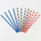 Трубочки бумажные 12 шт «Пати» 9909147 Трубочки бумажные 12 шт «Пати» 9909147