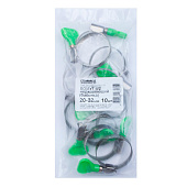 Хомут нерж. бабочка W2 20-32 мм ( 10 шт) Хомут нерж. бабочка W2 20-32 мм ( 10 шт)