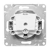  Розетка встраиваемая с заземлением, цвет белый,  EKF Эпика 