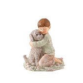 Сувенир полистоун "Мальчишка с собакой - объятия" 9х6х10 см 10583181 Сувенир полистоун "Мальчишка с собакой - объятия" 9х6х10 см 10583181