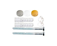 Набор для крепления унитаза 10х80 серебр. Набор для крепления унитаза 10х80 серебр.