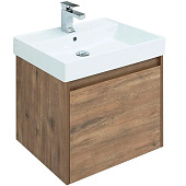 Тумба Nova Lite 60 подвесная дуб рустикальный с раковиной Латина 60 242905 Акванет Тумба Nova Lite 60 подвесная дуб рустикальный с раковиной Латина 60 242905 Акванет