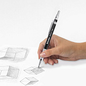  Набор карандаш механический и грифели BRAUBERG METALLIC-X 20, 2 мм HB 12 штук, 181967 