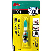 Супер клей Akfix 303 3 гр Супер клей Akfix 303 3 гр