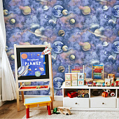 Обои 1.06х10м Космос арт.803103 Синий/светящиеся /Elysium Обои 1.06х10м Космос арт.803103 Синий/светящиеся /Elysium