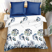 Комплект постельного белья Amore Mio BZ QR Summer, семейный, поплин Комплект постельного белья Amore Mio BZ QR Summer, семейный, поплин