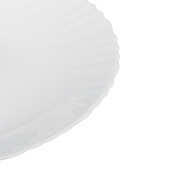  Тарелка подстановочная Millimi Бьянко Плюс опаловое стекло 24 см 818-028 