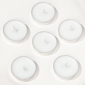 Набор свечей чайных ароматических, 6 шт, жасмин 474812 Набор свечей чайных ароматических, 6 шт, жасмин 474812