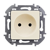 Механизм розетки 1-м СП Inspiria б/з  сл. кость Leg 673711