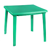  Стол пластиковый, квадратный, зеленый 