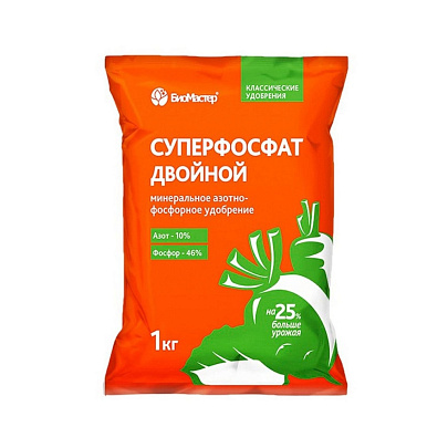  Суперфосфат двойной 1кг, Биомастер 