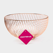 Фруктовница Доляна, 27х27х10 см, бронза 10515841 Фруктовница Доляна, 27х27х10 см, бронза 10515841