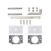 Ручка дверная Code Deco Fusion прямоугольник H-100161-A-GRF, графит Ручка дверная Code Deco Fusion прямоугольник H-100161-A-GRF, графит