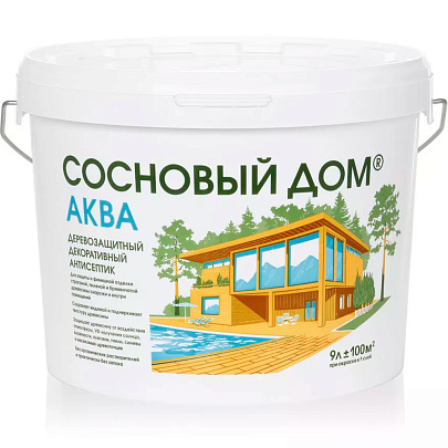  Антисептик СОСНОВЫЙ ДОМ АКВА палисандр 9 л 