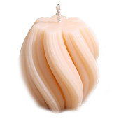  Свеча Волнистые линии, 5х5х6 см, соевый воск, микс, 9931660 