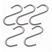 Комплект крючков малых из 5 шт,хром LE 311C Комплект крючков малых из 5 шт,хром LE 311C