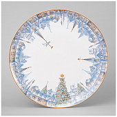  Тарелка обеденная  "снежная королева" 25,5 см 590-628 