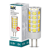 Лампа LED Corn 5Вт 4000К G4 12В IEK LLE-Corn-5-012-40-G4 Лампа LED Corn 5Вт 4000К G4 12В IEK LLE-Corn-5-012-40-G4