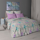 Комплект постельного белья 1,5 спальный сирень арт.4032 Комплект постельного белья 1,5 спальный сирень арт.4032