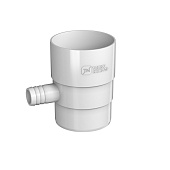 Отвод для сбора воды ПВХ D125/82 белый /Технониколь Отвод для сбора воды ПВХ D125/82 белый /Технониколь