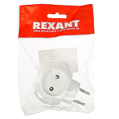 Тройник электр. "Шар" 220В 6А бел. REXANT 11-1063 Тройник электр. "Шар" 220В 6А бел. REXANT 11-1063