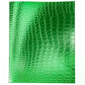  Тетрадь 48л. А5, Metallic CROCO, скрепка, клетка, зеленый, 48Т5бвВ1 Хат 