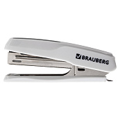 Степлер №10 Brauberg Extra, до 20 листов, антистеплер, серый, 229083