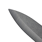 Нож кухонный керамический Black лезвие 12,5 см. ручка soft-touch чёрный 852231