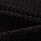  Набор кухонных полотенец (вафля) 35х60 черный 2шт 