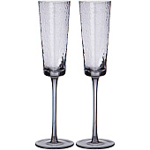  Набор бокалов для шампанского Rocky grey 2шт 180мл 887-421 