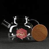 Стеклянный чайник «Любимой маме», 1000 мл 5084087, 10359713 Стеклянный чайник «Любимой маме», 1000 мл 5084087, 10359713