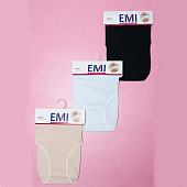  Трусы женские EMI (чёрный, р.48) 