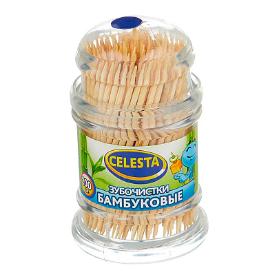  Зубочистки Celesta бамбуковые 200шт. 