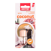 Ароматизатор подвесной бутылочка с деревянной крышкой SKYWAY Aqua.series 4,5 мл Coconut Ароматизатор подвесной бутылочка с деревянной крышкой SKYWAY Aqua.series 4,5 мл Coconut