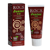  Зубная паста детская   ROCS  74 Junior Шоколад карамель 