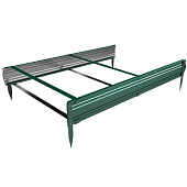 Вставка для грядок "Грядка" 2м RAL 6005 зеленый