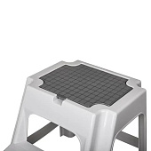  Табурет со ступенькой 472х486х418мм Volf светло-серый  431260730 Быт 