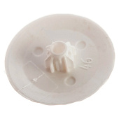  Заглушка под шуруп, №2, декоративная  ЗУБР, цвет белый, 40шт 