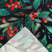 Скатерть (саржа) Этель Winter berry, 144х220 см 7321850 Скатерть (саржа) Этель Winter berry, 144х220 см 7321850