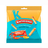 Сухарики Кириешки, со вкусом краба, 100 г 