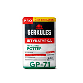 Штукатурка гипсовая РОТГЕР PRO GP-71 (25кг) /Геркулес Штукатурка гипсовая РОТГЕР PRO GP-71 (25кг) /Геркулес