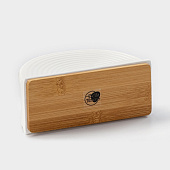 Салфетница фарфоровая BellaTenero, 14,5?6,5?8 см, белый 5388018 Салфетница фарфоровая BellaTenero, 14,5?6,5?8 см, белый 5388018