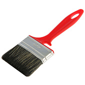 Кисть плоская Водные краски 70х12мм, смешанная щетина, красная пластиковая ручка, АКОР Кисть плоская Водные краски 70х12мм, смешанная щетина, красная пластиковая ручка, АКОР