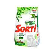Стиральный порошок SORTI авт ECO Life Экстракт хлопка 2,4кг Стиральный порошок SORTI авт ECO Life Экстракт хлопка 2,4кг