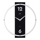  Часы настенные Рубин Time 2 d 305 см металл/дерево черный/белый 3330-002 (10) 