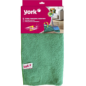 Тряпка для пола YORK из микрофибры двусторонняя с застежкой (50х60 см) 026070 Тряпка для пола YORK из микрофибры двусторонняя с застежкой (50х60 см) 026070